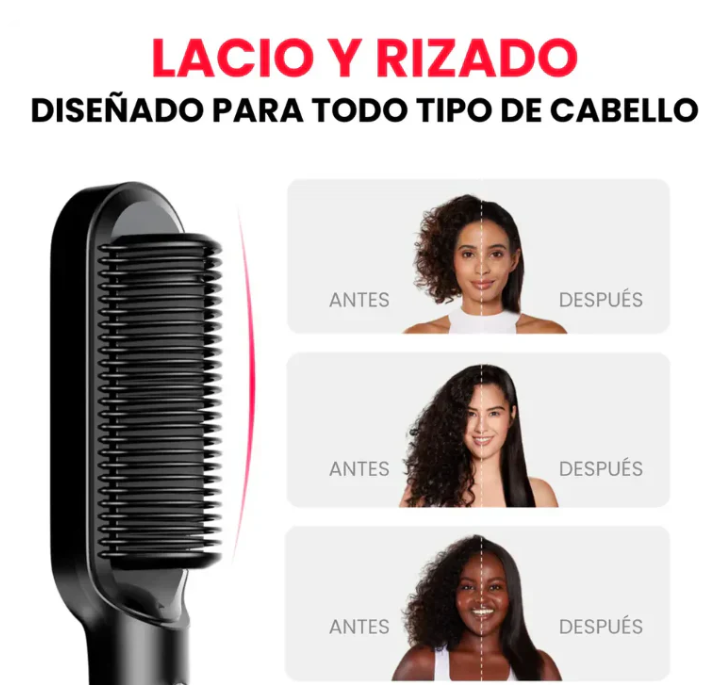 Cepillo Alisador 2 en 1 | Resultados Hermosos En Cualquier Lugar